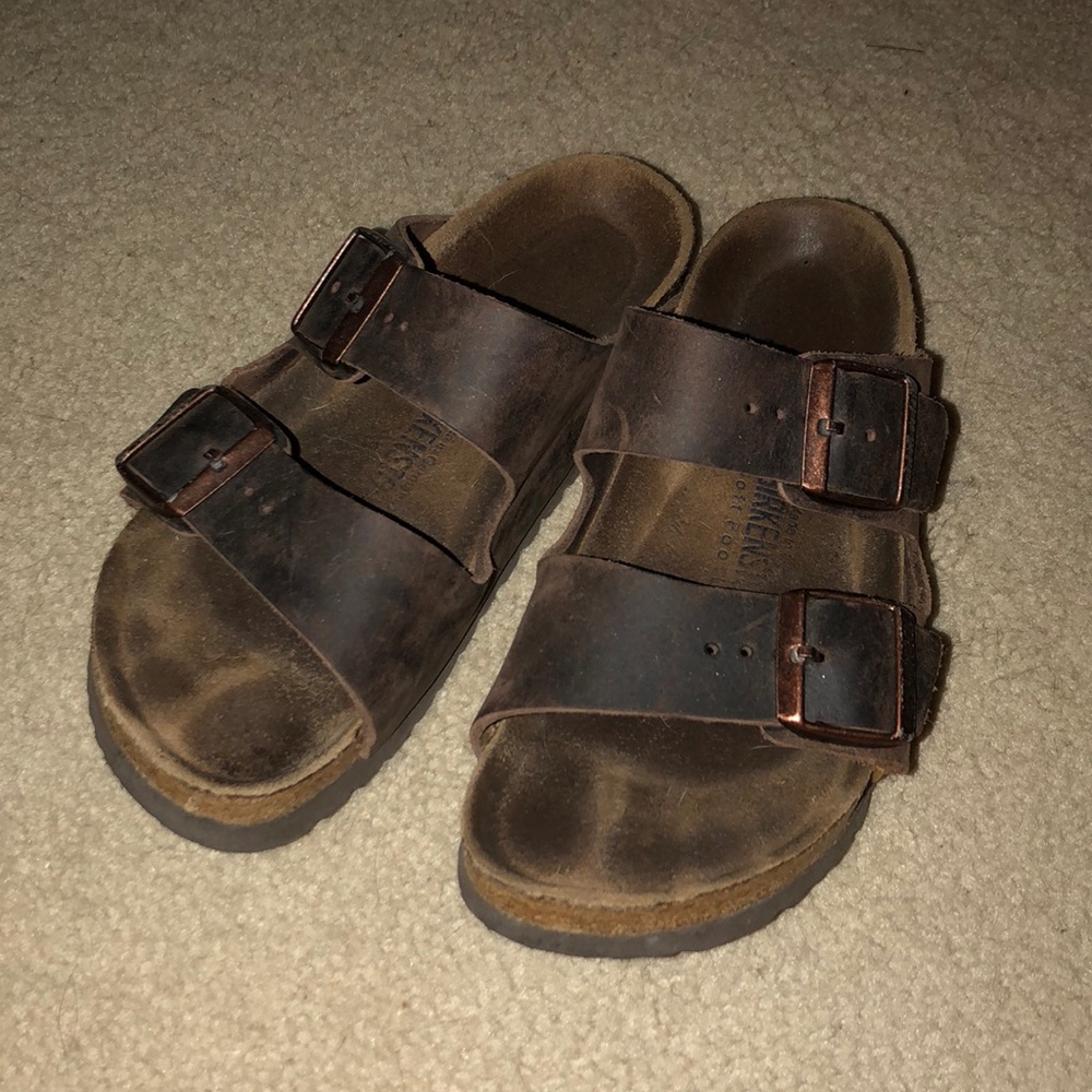 Birkenstock Arizona w Oiled Leather & Soft Footbed
